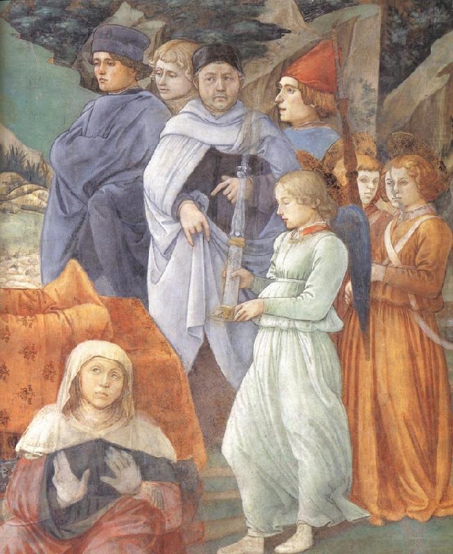 Details of The Annunciation, Fra Filippo Lippi